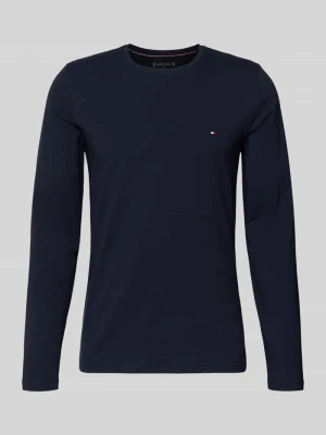 T-shirt o kroju slim fit z mieszanki bawełny Tommy Hilfiger