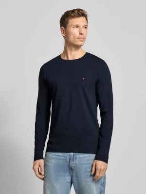 T-shirt o kroju slim fit z mieszanki bawełny Tommy Hilfiger