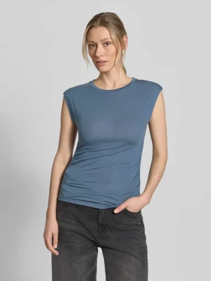 t-shirt o kroju slim fit z mieszanki lyocellu model 'AVASARAH' Vero Moda
