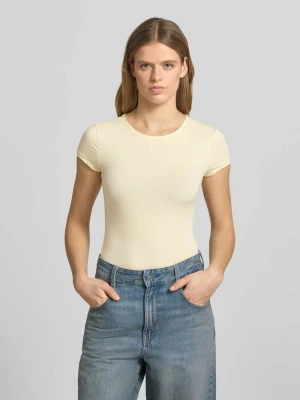 T-shirt o kroju slim fit z mieszanki modalu Gina Tricot