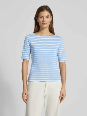 T-shirt o kroju slim fit z mieszanki wiskozy comma