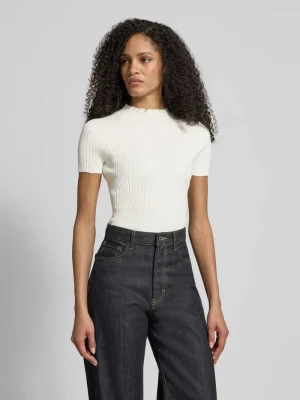 T-shirt o kroju slim fit z mieszanki wiskozy model 'SARPHAPILK' HUGO