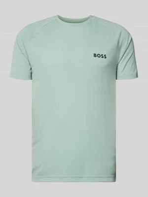 T-shirt o kroju slim fit z nadrukiem z logo model ‘TOP SPIN CB’ BOSS Green