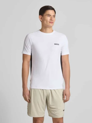 T-shirt o kroju slim fit z nadrukiem z logo model ‘TOP SPIN CB’ BOSS Green