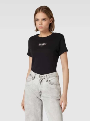T-shirt o kroju slim fit z nadrukiem z logo Tommy Jeans