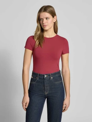 T-shirt o kroju slim fit z mieszanki bawełny Review