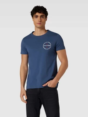 T-shirt o kroju slim fit z okrągłym dekoltem Tommy Hilfiger