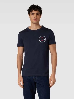 T-shirt o kroju slim fit z okrągłym dekoltem Tommy Hilfiger