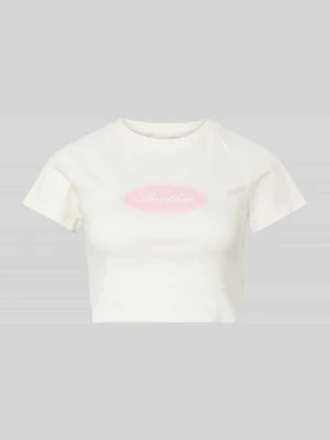 T-shirt o krótkim kroju z nadrukiem z logo ANOTHER COTTON LAB