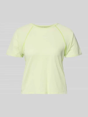 T-shirt o krótkim kroju z okrągłym dekoltem model 'SHKOUT' Salomon