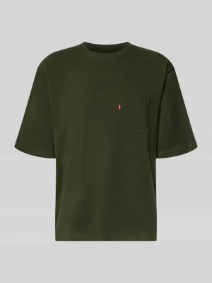 T-shirt o luźnym kroju z czystej bawełny Levi's Khaki