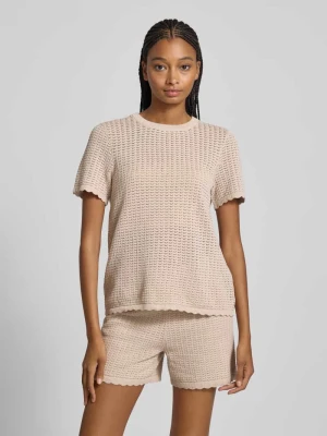 T-shirt o luźnym kroju z czystej bawełny model ‘SCOUT’ Pieces