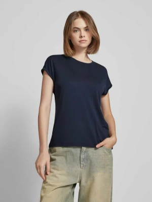 T-shirt o luźnym kroju z lejącej mieszanki wiskozy Tom Tailor Denim