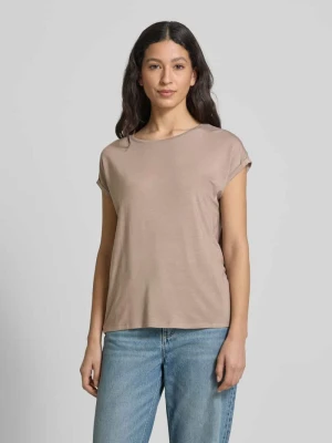 T-shirt o luźnym kroju z mieszanki lyocellu model ‘AVA’ Vero Moda