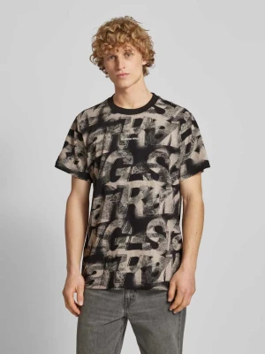 T-shirt o luźnym kroju z nadrukiem z logo G-Star Raw