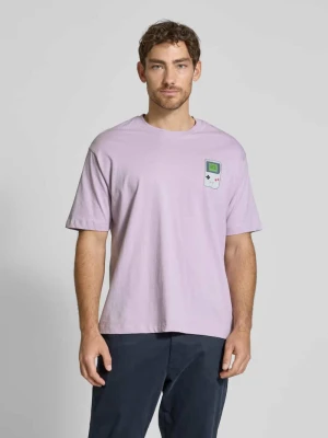 T-shirt o luźnym kroju z okrągłym dekoltem MCNEAL