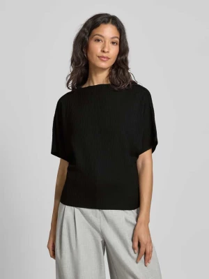 T-shirt o luźnym kroju z rękawami nietoperzowymi Tom Tailor Denim