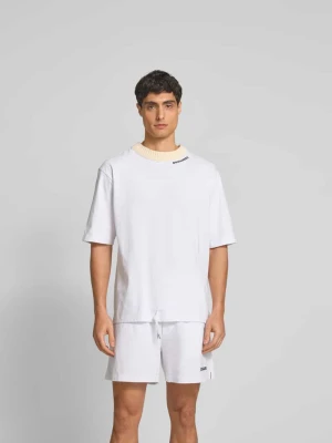 t-shirt o luźnym kroju z tunelem Dsquared2 Biały