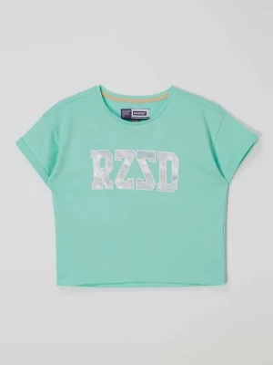 T-shirt o pudełkowym kroju z bawełny model ‘Charlotte’ Raizzed