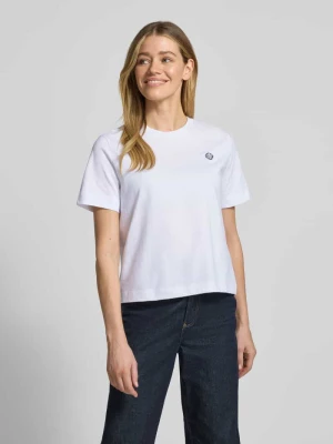 T-shirt o pudełkowym kroju z czystej bawełny model 'ELLA' Selected Femme