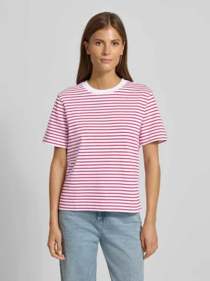 T-shirt o pudełkowym kroju z czystej bawełny model ‘ESSENTIAL’ Selected Femme