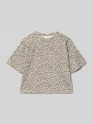 T-shirt o pudełkowym kroju z czystej bawełny s.Oliver RED LABEL