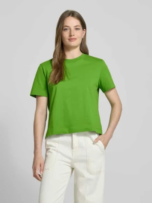 T-shirt o pudełkowym kroju z czystej bawełny Selected Femme