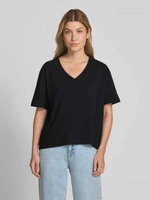 T-shirt o pudełkowym kroju z czystej bawełny Tom Tailor Denim