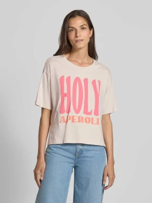 T-shirt o pudełkowym kroju z nadrukiem z napisem Smith and Soul