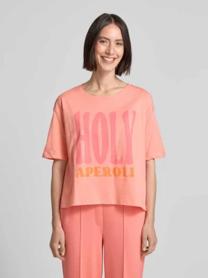 T-shirt o pudełkowym kroju z nadrukiem z napisem Smith and Soul