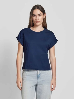 T-shirt o pudełkowym kroju z raglanowymi rękawami model ‘KIMONO’ Stefanel