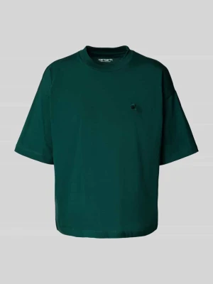 T-shirt o pudełkowym kroju z wyhaftowanym logo Carhartt Work In Progress