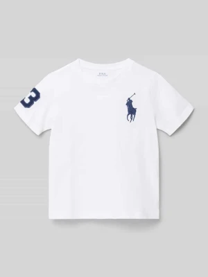 T-shirt o regularnym kroju z czystej bawełny Polo Ralph Lauren Kids