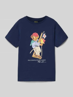 T-shirt o regularnym kroju z czystej bawełny Polo Ralph Lauren Teens
