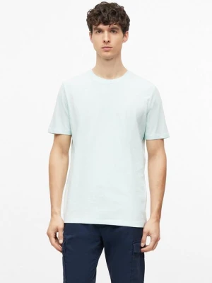 T-shirt o strukturze flammé z detalem z logo s.Oliver turkusowy