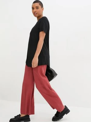 T-shirt o trapezowym kroju, krótki rękaw bonprix