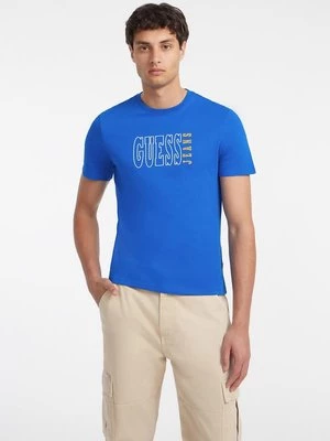 T-Shirt Outlined Logo Fason Slim Guess