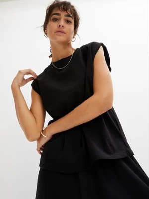 Zdjęcie produktu T-shirt oversize z czystej bawełny organicznej BonPrix czarny