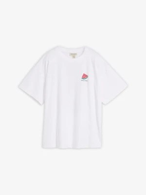 T-shirt oversize z czystej bawełny organicznej BonPrix biały