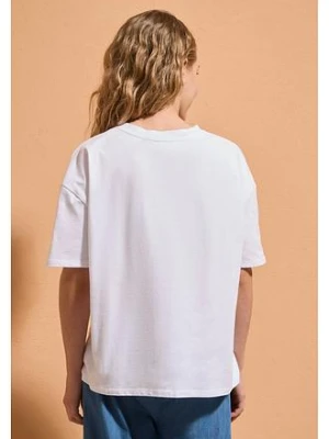 T-shirt oversize z nadrukiem Myszki Miki, z czystej bawełny bonprix