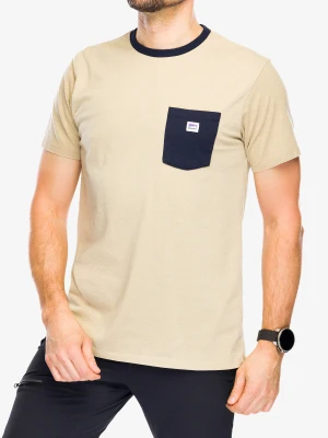 T shirt Patagonia Shop Sticker Pocket Responsibili-Tee - nautilus tan