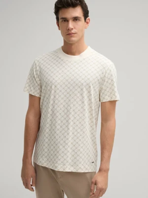 T-shirt Pepe w chabry w kolorze złamanej bieli z beżem Joop