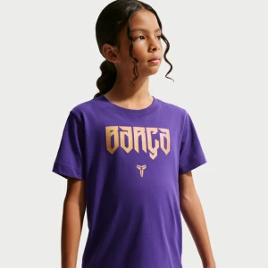 T-shirt piłkarski dla dużych dzieci Kobe FC Barcelona (wersja wyjazdowa) - Fiolet Nike