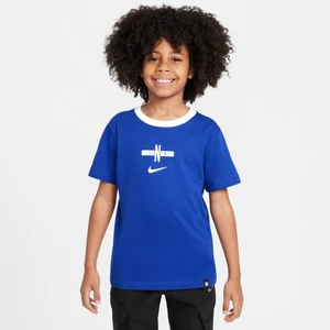 T-shirt piłkarski dla dużych dzieci Nike Anglia - Niebieski