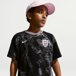 T-shirt piłkarski dla dużych dzieci Nike Anglia - Szary