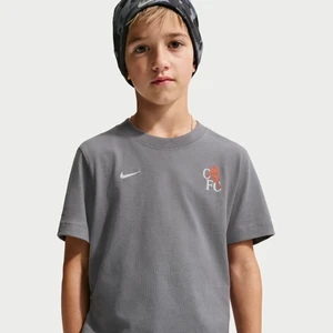 T-shirt piłkarski dla dużych dzieci Nike Chelsea F.C. - Szary