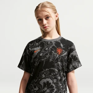 T-shirt piłkarski dla dużych dzieci Nike Holandia - Szary