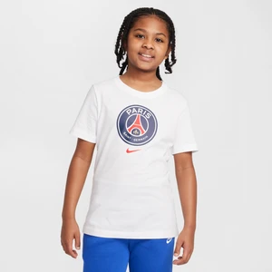 T-shirt piłkarski dla dużych dzieci Nike Paris Saint-Germain - Biel