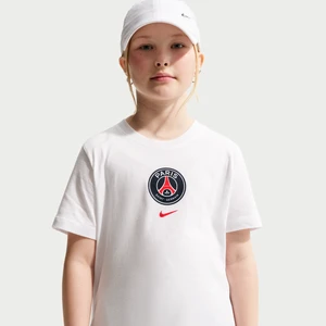 T-shirt piłkarski dla dużych dzieci Nike Paris Saint-Germain - Biel