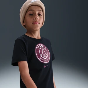 T-shirt piłkarski dla dużych dzieci Nike Paris Saint-Germain - Czerń